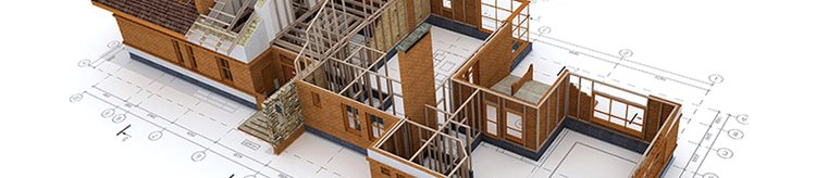 3D building render floor plan