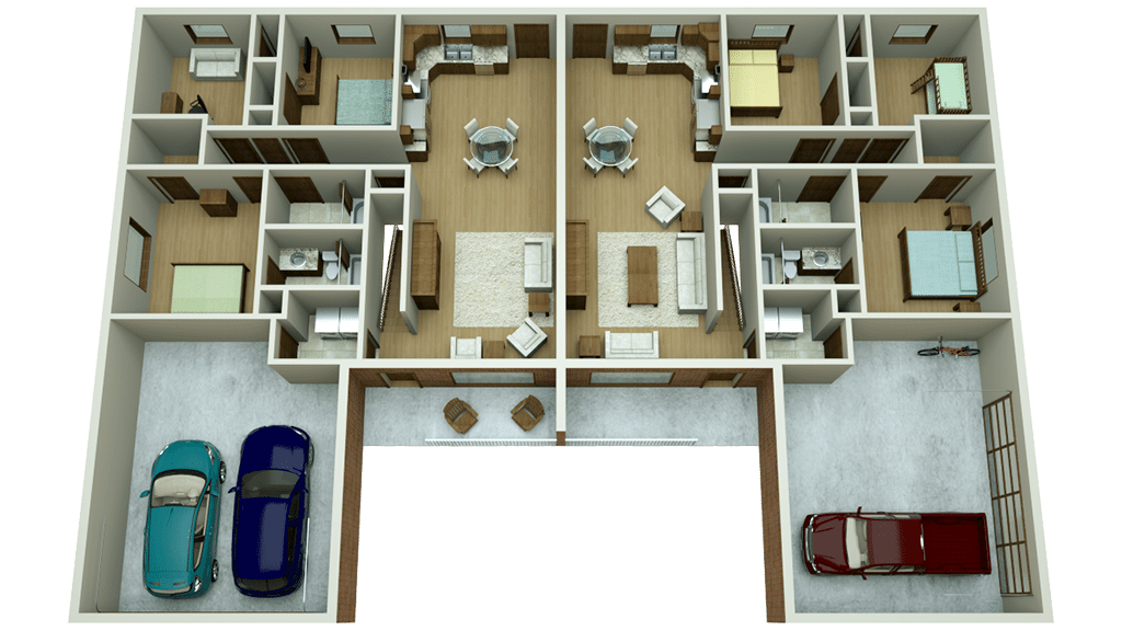 multi-family floor plan