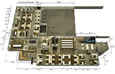 Space Planning Floor Plan example solution