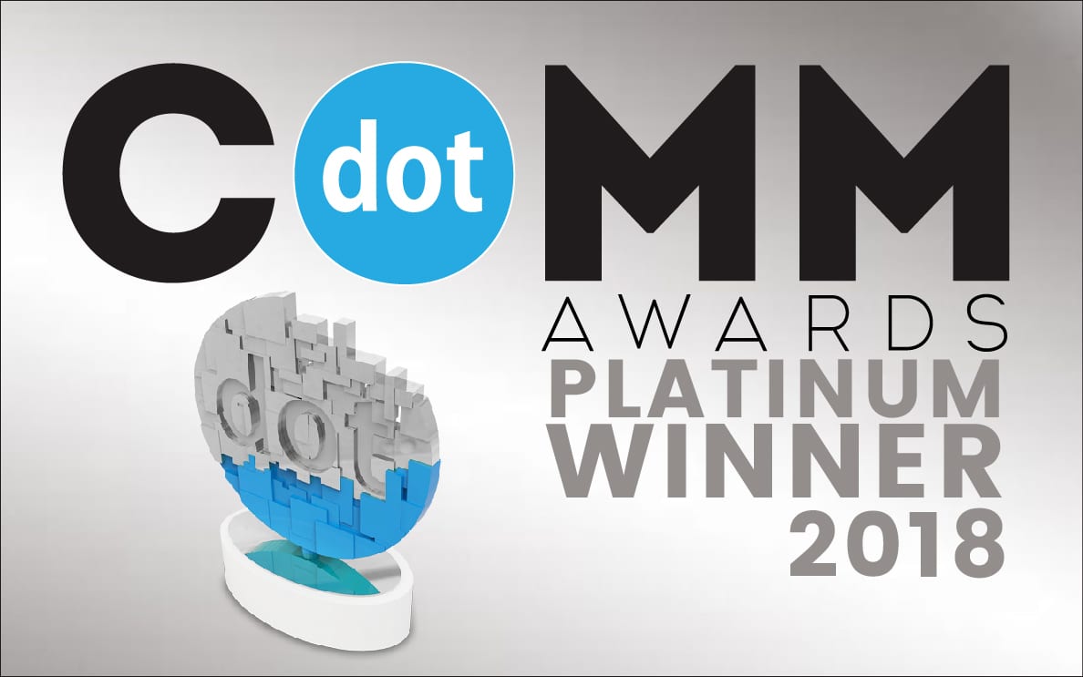 dotCOMM Award, website design, web development