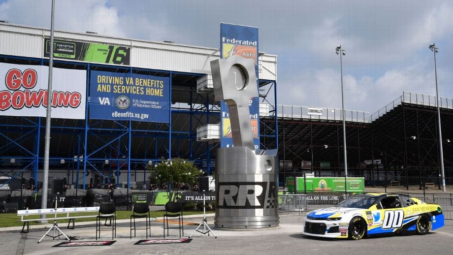 Richmond Raceway unveils 21-foot Eternal Fan Piston