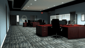3D design, architectural office render, qa graphics