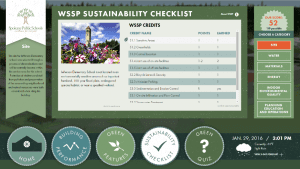 EEED showing a LEED/Sustainability Checklist