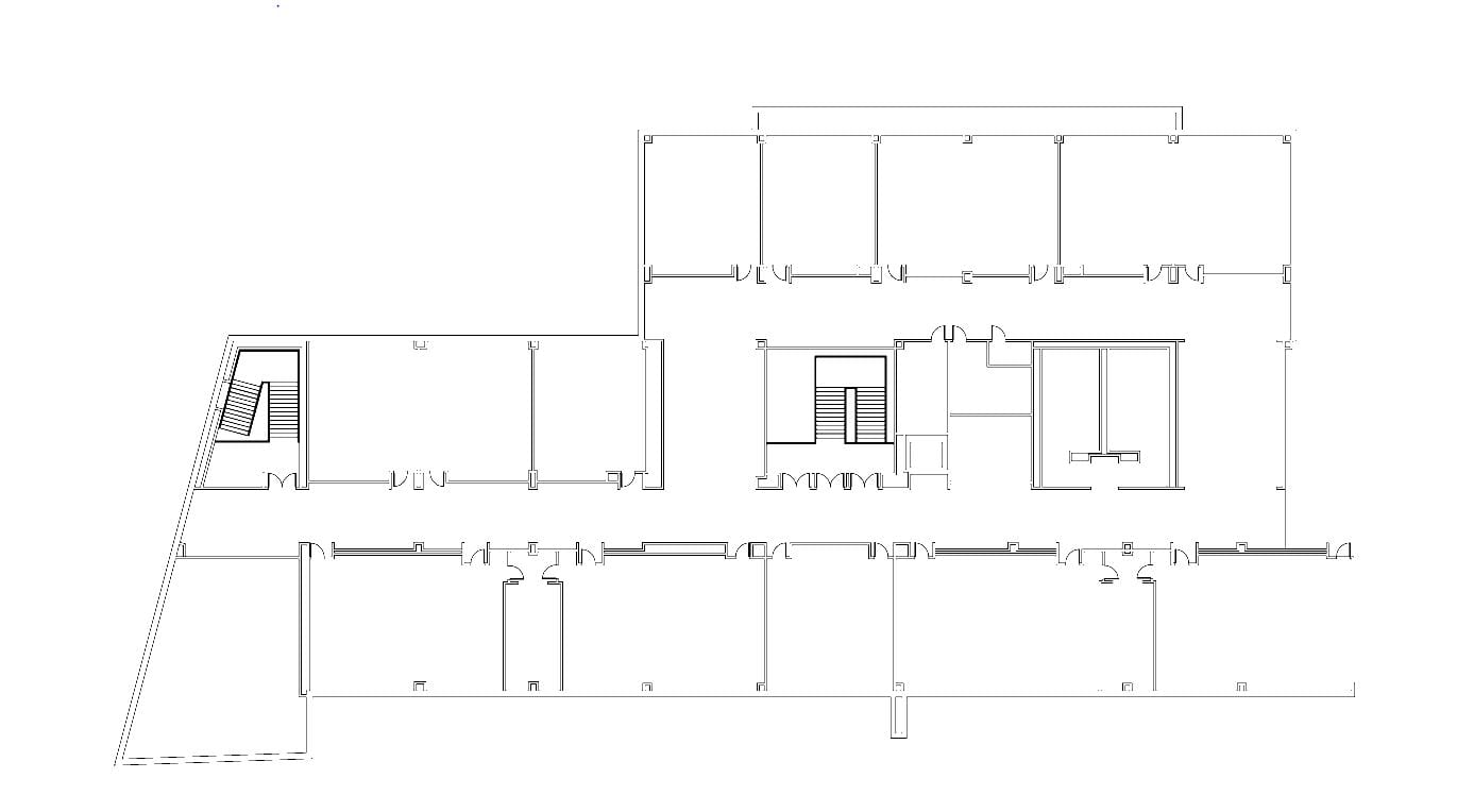 A cleaned up 2D floorplan