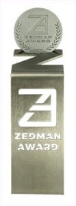 Zedman Awards for Video trophy