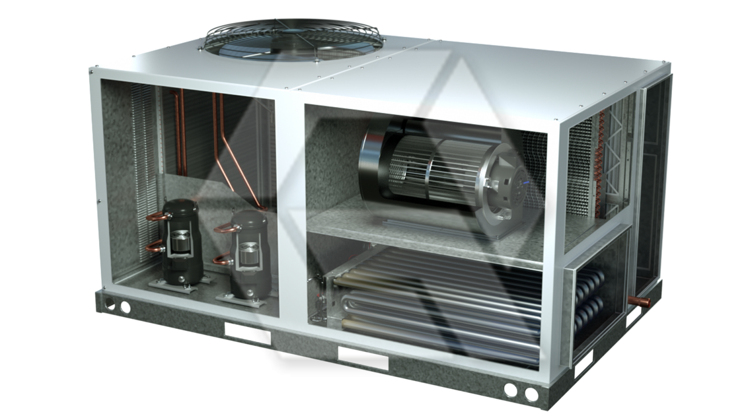 BAS 3D Rooftop Unit QA Graphics