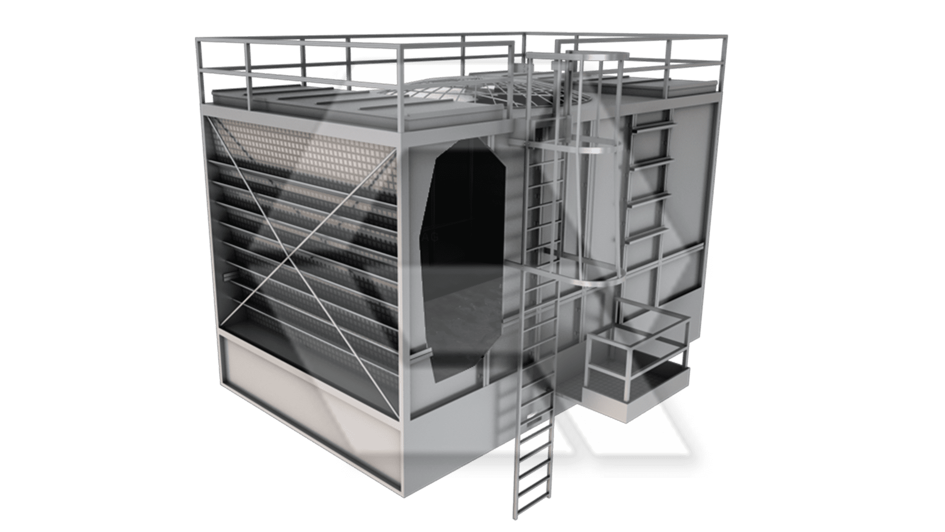 Trane Series Quiet Crossflow Closed View