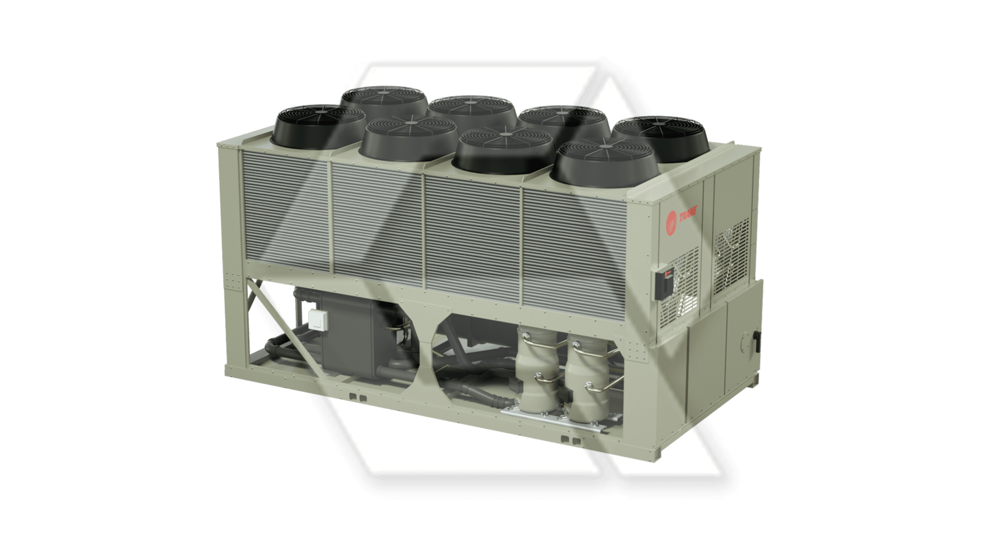 Trane Air-Cooled Scroll Chiller CGAM Closed View