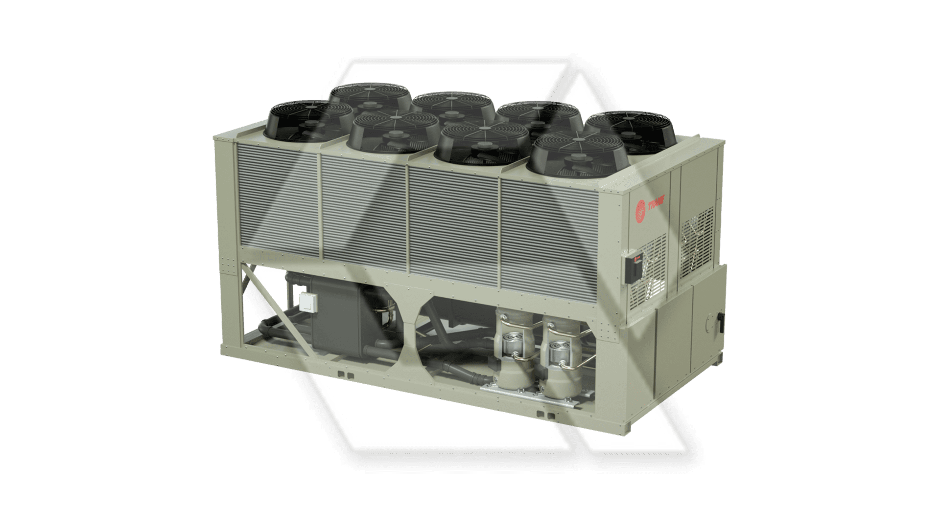 Trane Air-Cooled Scroll Chiller CGAM Open View