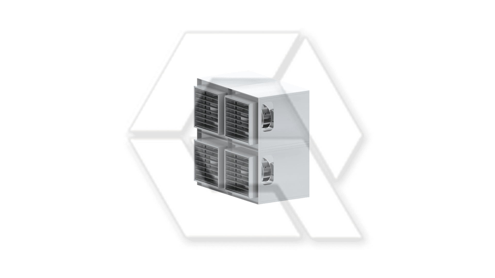 Fan Wall Array 2x2 Open
