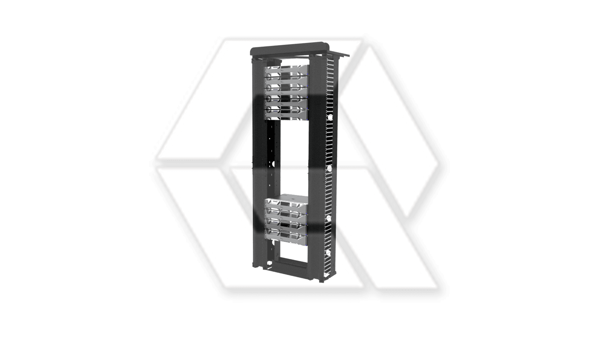 Hoffman 2-Post Rack BAS Graphic