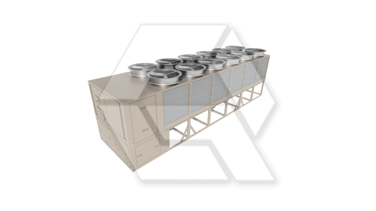 York YCIV0207EV Air Screw Chiller 6 Fans