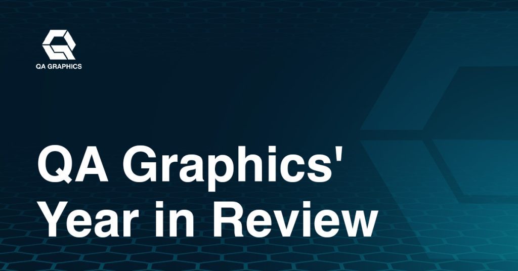 QA Graphics' Year in Review Graphic