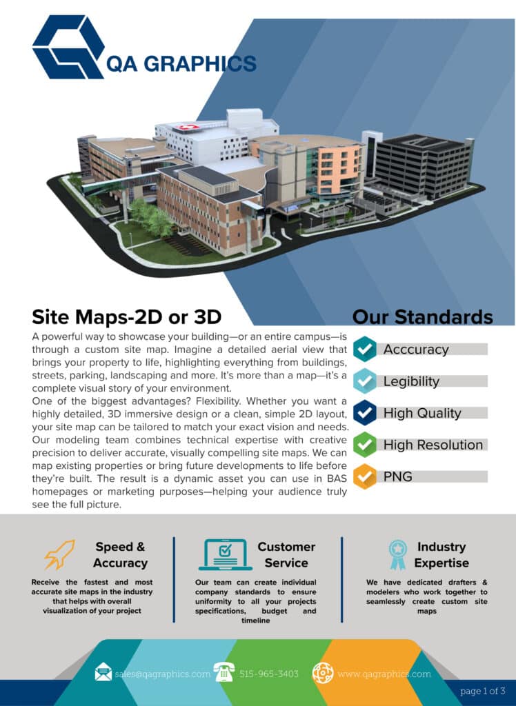 Site Map Labels Site Maps - Landscape Graphics - BAS Visualization | QA Graphics
